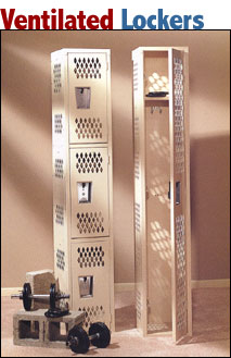 Ventilated Athletic Lockers